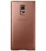 Husa Flip Cover pentru Samsung Galaxy S5 Mini G800, Rose Gold